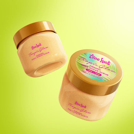Tree Hut Mini Tropic Glow Shea Sugar Scrub, Exfoliating Body Scrub, Travel Size, 3.4 oz