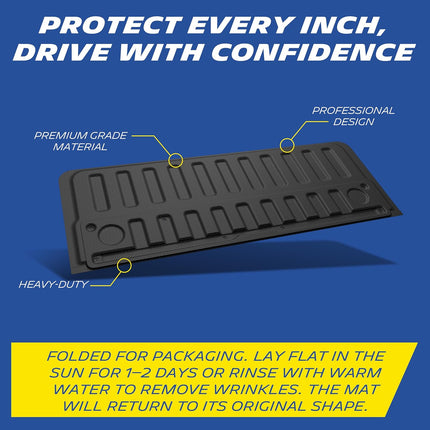 Michelin Truck Tailgate Protector for 2019-2026 Ram 1500 Power Tailgate-Release & Standard (Not Fit Classic/Multifunction/Power Tailgate), All-Weather Tailgate Mat, Custom Fit, Durable TPE, Non-Slip
