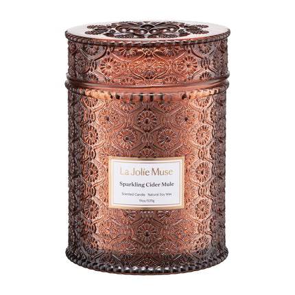 Eucalyptus Sage Fresh Scented Candles for Home, 19 oz Soy Wax