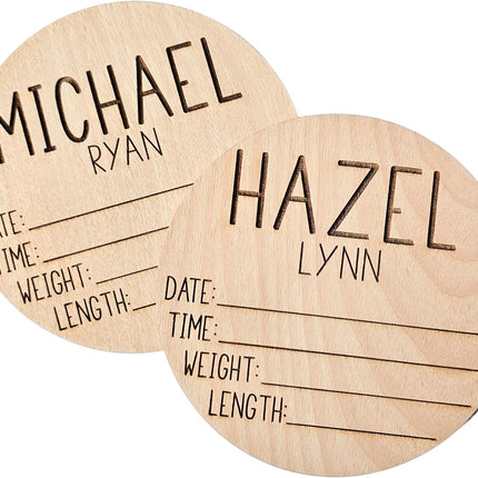 Personalized Name Sign, Birth Announcement Sign for Hospital, newborn essentials, Keepsake Baby Essentials Announcement Sign for New Baby Newborn Announcement Sign, Newborn Photography Props