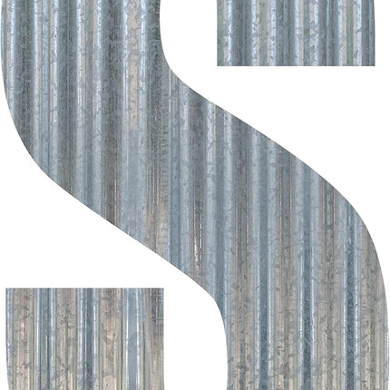 Corrugated Metal Letter (24 Inch, S)