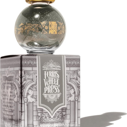 Ferris Wheel Press Ink, FerriTales Collection, Granite Guardians, Stone Grey with Rose Gold Shimmer, 20ml Fountain Pen Ink Bottle