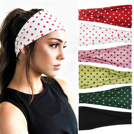 6 Pack Headbands for Women, Boho Wide Head Bands & Hair Accessories