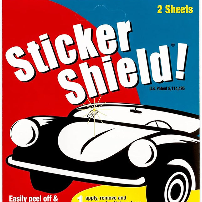 Windshield Sticker Applicator for Easy Application, Removal and
