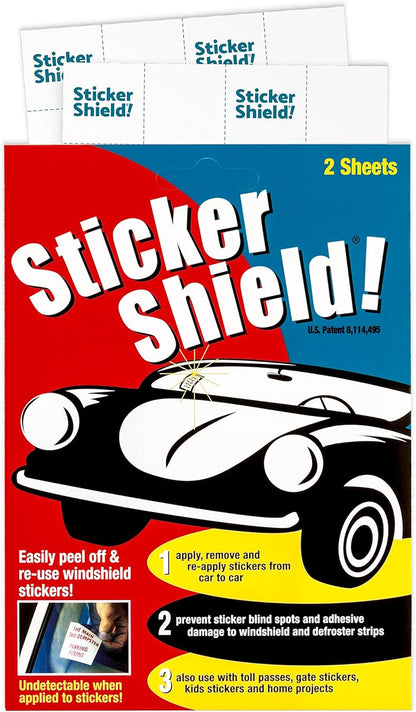 Windshield Sticker Applicator for Easy Application, Removal and