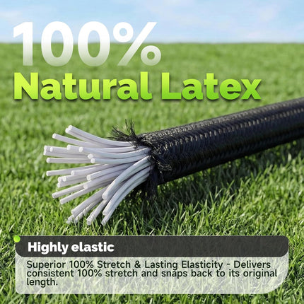 SMART&CASUAL Marine Grade Bungee Cord Roll 1/8" x 100' Black Premium Polyester Natural Latex Core Shock Cord Heavy Duty Elastic Rope for Kayak Tarp Tie Down Camping Canopy DIY Crafting