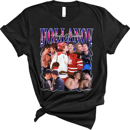 Heated Hockey Rivalry Love T Shirt Retro Romance Sports Theme Casual Short Sleeve Street Style Tee