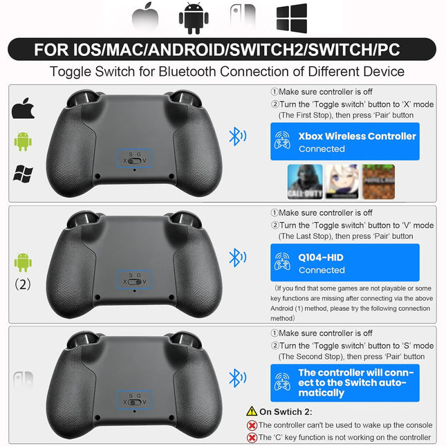 Phone Controller for Computer and Console Play