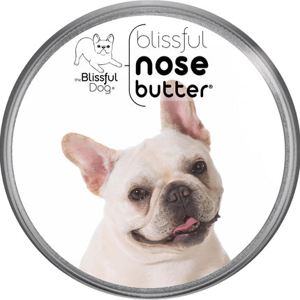 The Blissful Dog Cream French Bulldog Nose Butter, Versatile Dog Nose Balm for Dry Nose, Handcrafted Nose Moisturizer, Easy-to-Apply Dog Essentials, Unscented, 1 oz.