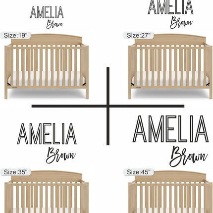 First and Middle Name Signs for Nursery Wooden Name Signs for Kids Room Personalized Name Sign