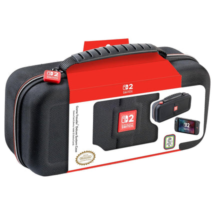 Deluxe Licensed System Case for Nintendo Switch, Nintendo Switch 2, OLED, Black Medium