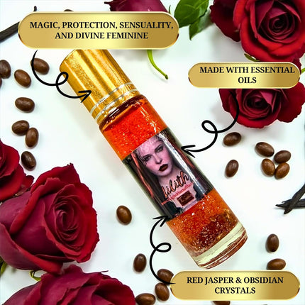 – Lilith Roll-On Oil | Pheromone Infused Perfume & Ritual Oil for Power, Attraction & Feminine Energy | Hoodoo, Wiccan, Pagan, Conjure (Lilith)