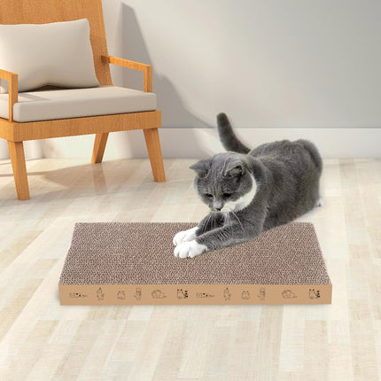 8 Packs in 1 Cat Scratch Pad, Cat Scratcher Cardboard,Reversible,Durable Recyclable Cardboard, Suitable for Cats to Rest, Grind Claws and Play