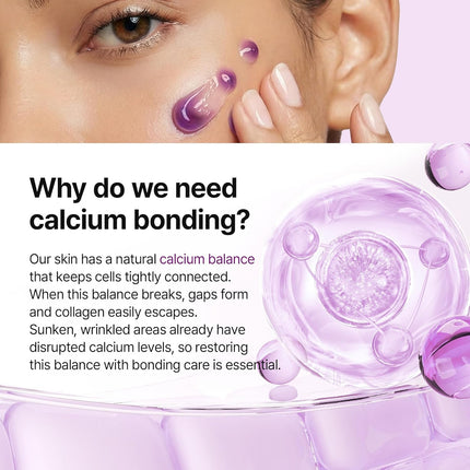 Dr.Melaxin Calcium Bonding Eye Cream – Peptide & Hyaluronic Acid Eye Cream for Wrinkles, Dark Circles & Puffy Eyes, Firming and Hydrating Eye Treatment