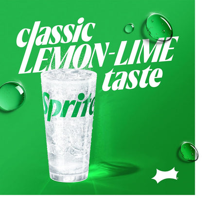Lemon Lime Soda Soft Drinks, 7.5 fl oz, 10 Pack,Cans
