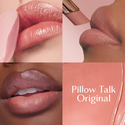 Charlotte Tilbury Pillow Talk Blush Balm Lip Tint - Long-Lasting Sheer Lipstick & Balm & Tint For Hydrated, Plumper Looking Lips
