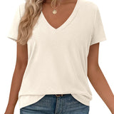 Womens Tops Short Sleeve Oversized Tshirts