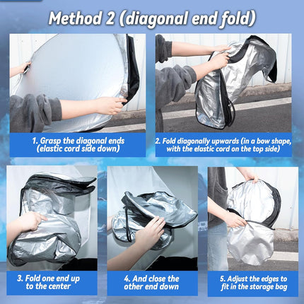 Windshield Sun Shade for Honda Civic 2006-2011, Car Front Window Sunshade with 240T Sun Visor Protector Blocks UV Rays Heat Sun Shield Accessories