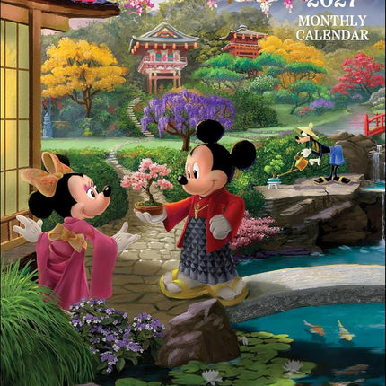Disney Dreams Collection by Thomas Kinkade Studios 2027 Monthly Pocket Planner