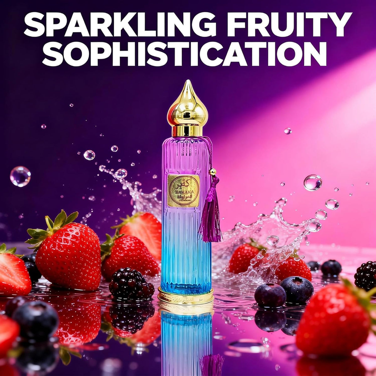 Strawberry Women's Eau de Parfum | 3.4 Fl Oz Fruity Floral Gourmand Fragrance - photo 3