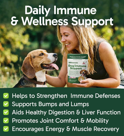 All-Natural Mushroom Powder for Dogs, 30 Servings - photo 2