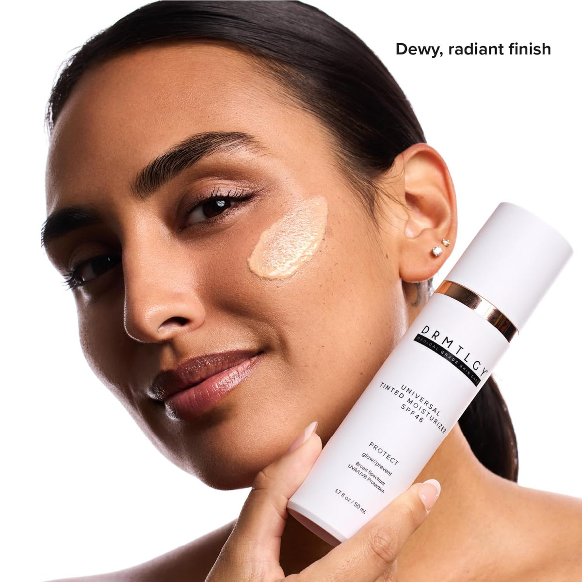 Universal Tinted Moisturizer SPF 46 – Hydrating Dewy Tinted Sunscreen for Face with Zinc Oxide & - photo 2
