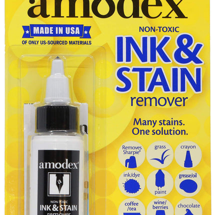 Ink and Stain Remover Unique Soap Liquid Formula 4 fl oz Bottle