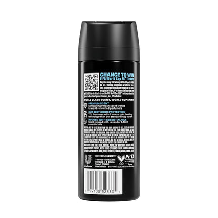 AXE Fine Fragrance Body Spray, Blue Lavender, 72H Freshness, Mint & Amber Notes, Aluminum‑Free | 2.9 oz