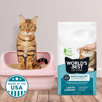 Poop Fighter, Urine & Poop Odor Defense, 15 lb Bag