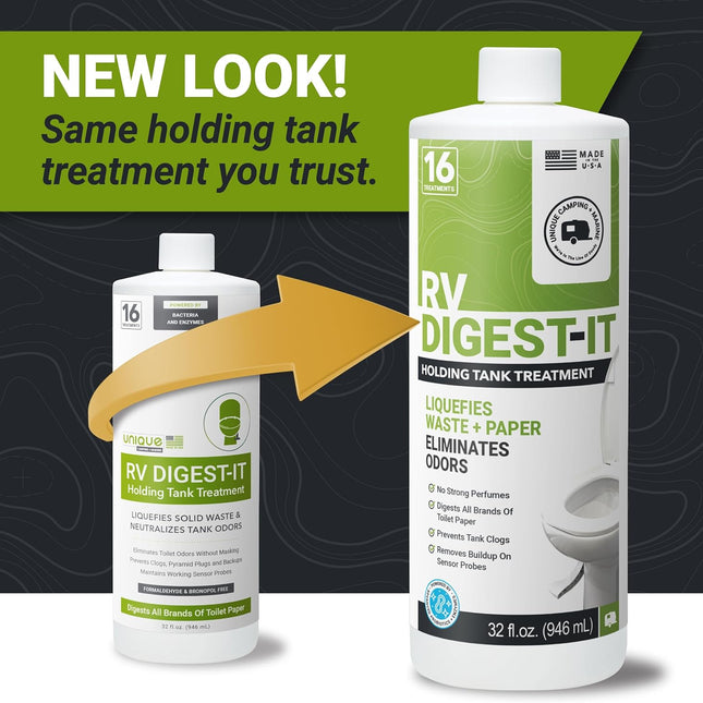 RV RV Toilet Treatment - Eliminates Odors at the Source and Liquifies Waste - 16 Uses Per Bottle (32 oz) - photo 2