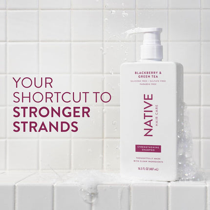Native Strengthening Shampoo Blackberry & Green Tea 16.5 fl Oz.