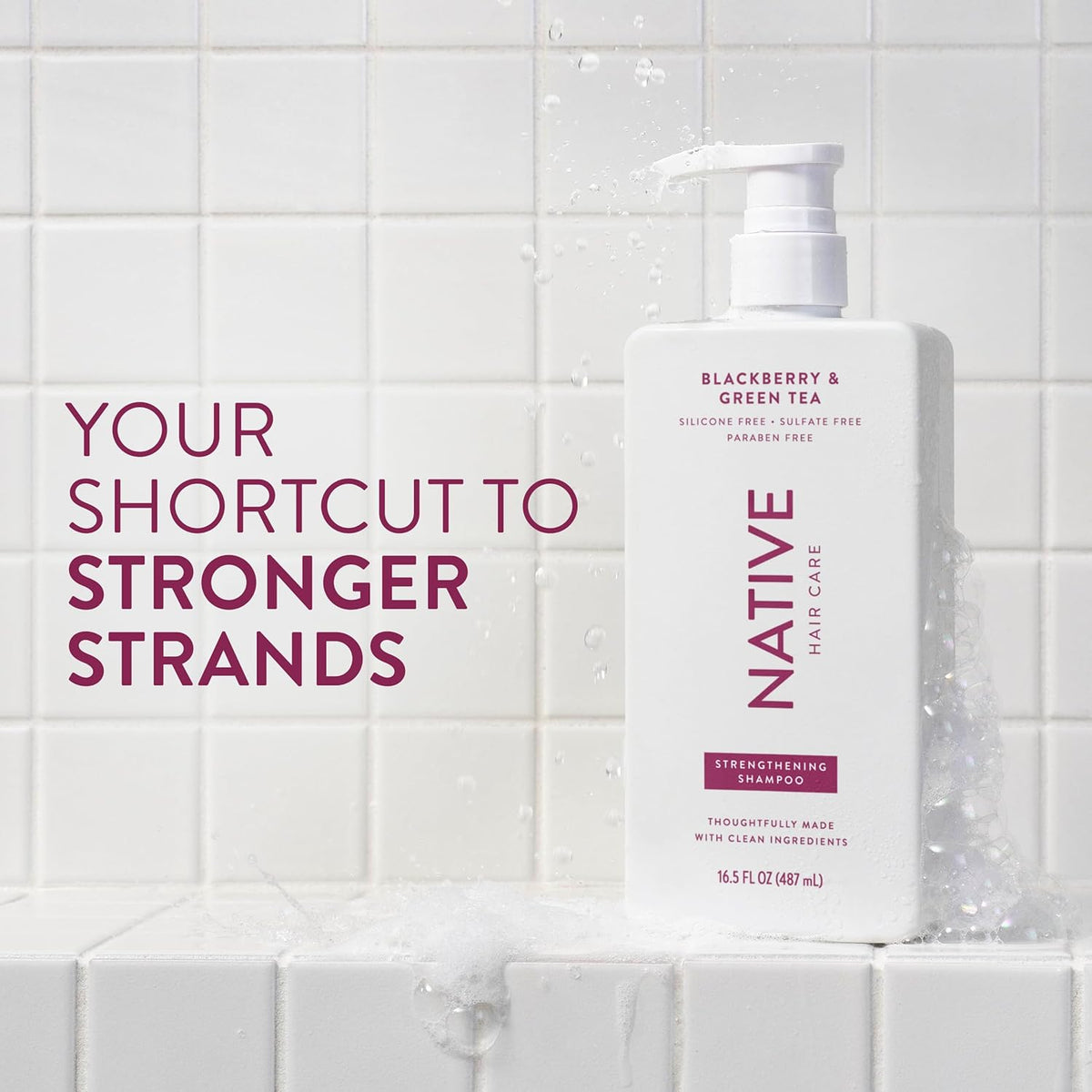 Strengthening Shampoo Blackberry & Green Tea 16.5 fl oz - photo 2