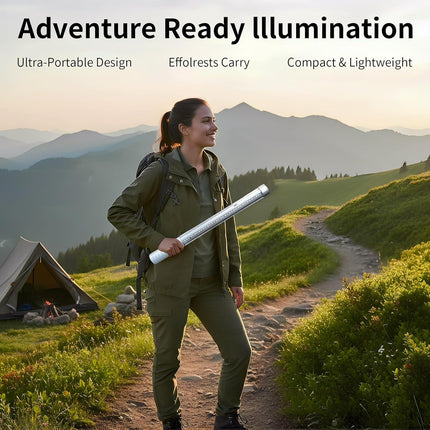 LED Bottle Service Light Stick, Rechargeable Portable Aluminum Light Wand, 60CM High Brightness LED Light Bar for Nightclubs, VIP Bottle Service, Parties, Events and Outdoor Adventures