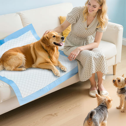 Puppy Pads for Dogs, 34x28 in, 6-Layer Leakproof, 50-Pack