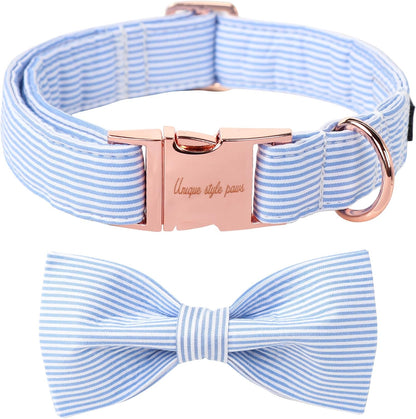 Pet Soft &Comfy Bowtie Dog Collar and Cat Collar Pet Gift for Dogs and Cats 6 Size and 7 Patterns