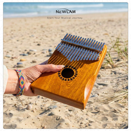 Kalimba Thumb Piano 17 Keys, Portable Mbira Finger Piano Gifts for Kids and Adults Beginners