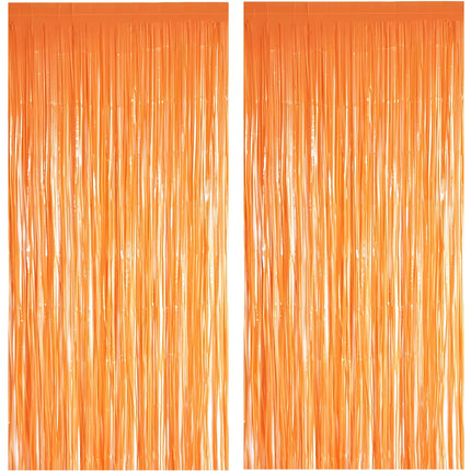 Iridescent Party Streamers Backdrop 3.2ft x 6.5ft 2 PCS