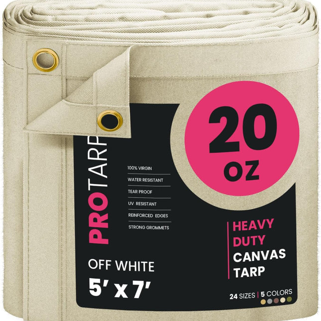 Extreme Heavy Duty 20 OZ Water Resistant Canvas Tarp