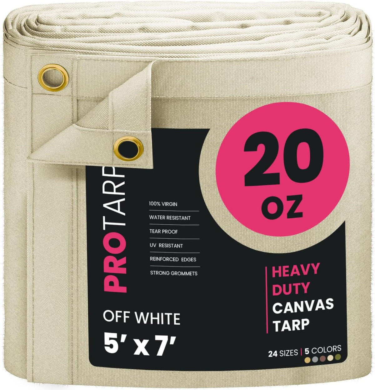Extreme Heavy Duty 20 OZ Water Resistant Canvas Tarp