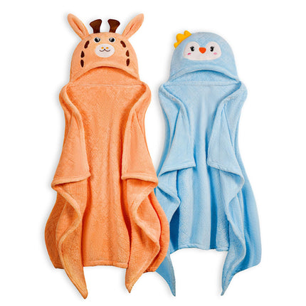 Toddler Bath Towel Hooded Kids Towels Baby Bath Towels for Boy Girl 0-5 Year, 2-Pack Thick Absorbent Toddler Towels with Hood Kids Bath Towel, Large 50''x32'' Baby Hooded Towel for Kids