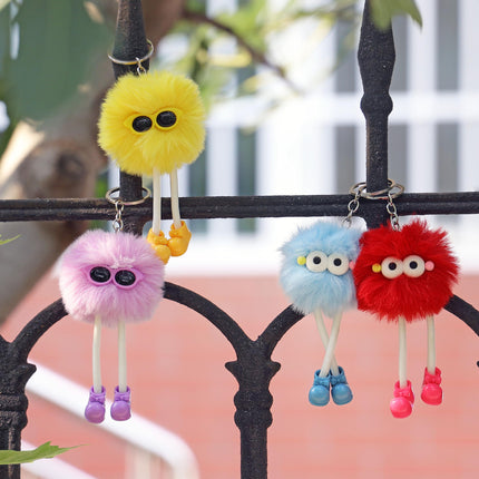 24 PCs Party Favors Keychains - Plush Backpack Keychain Bulk Kids Keychain Cute for Birthday Party Favors for Kids 8-12 Back to School Gifts for Students Classroom Prizes Elementary