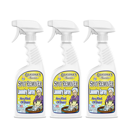 Spray quitamanchas para ropa - sin cloro, blanqueador ni toxinas - removedor de manchas de tela elimina aceite, pintura, sangre y manchas de mascotas - combo de 16 oz y 2 oz, DuoPack