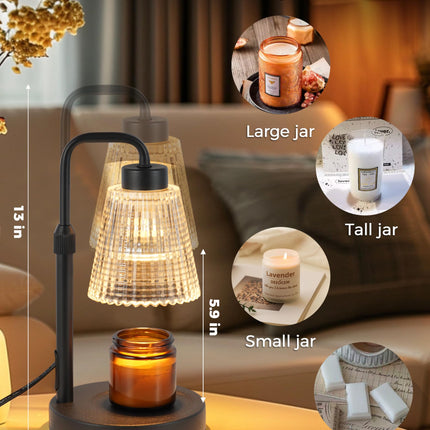 Candle Warmer Lamp with Timer, Birthday Gifts for Women Home Decor