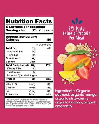 Organic Stage 3 Ancient Grain Baby Cereal Pouches - photo 2