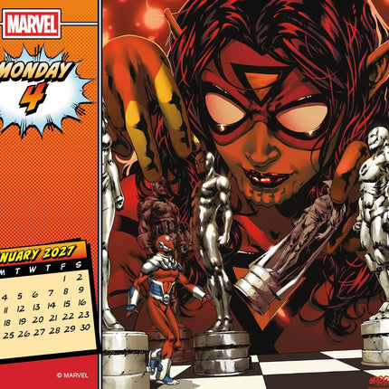 2027 History of Marvel Day-at-a-Time Calendar