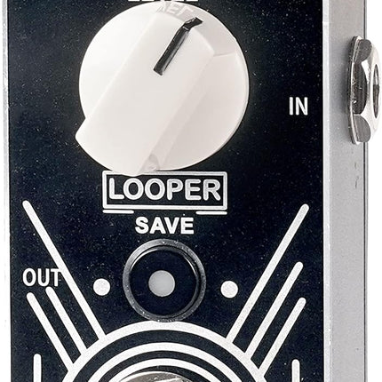 Looper Pedal Triple Loop, Each Track 30 Minutes Looping Time, Access to Upload/Download Music Files Via Enclosed USB Cable from/to Each Track, Unlimited Overdubs Undo/Redo, True Bypass