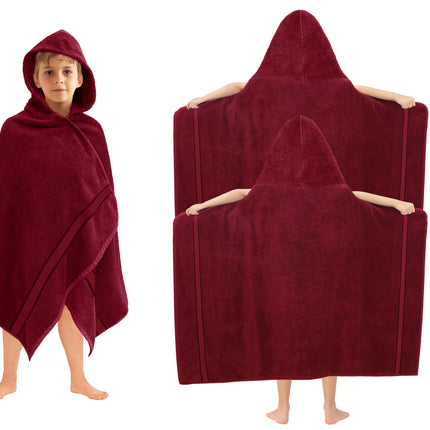 Hooded Bath Towel Wrap - Ultra Soft 100% Cotton Kids Towel