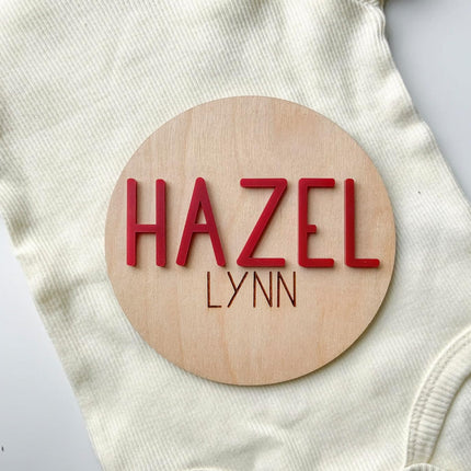Double Sided Personalized Newborn Announcement Sign for Hospital, Baby Birth Announcement Sign, Newborn Photography Props, Announcement Sign for New Baby