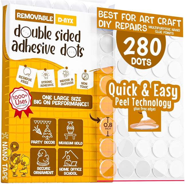 Double Sided Tape Sticky Dot Removable Putty No Trace Clear Sticky Tack Waterproof Stickers for Festival Decoration