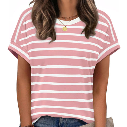 Womens Tops Short Sleeve Shirts Summer Outfits 2026 Spring Dressy Casual Clothes Clothing